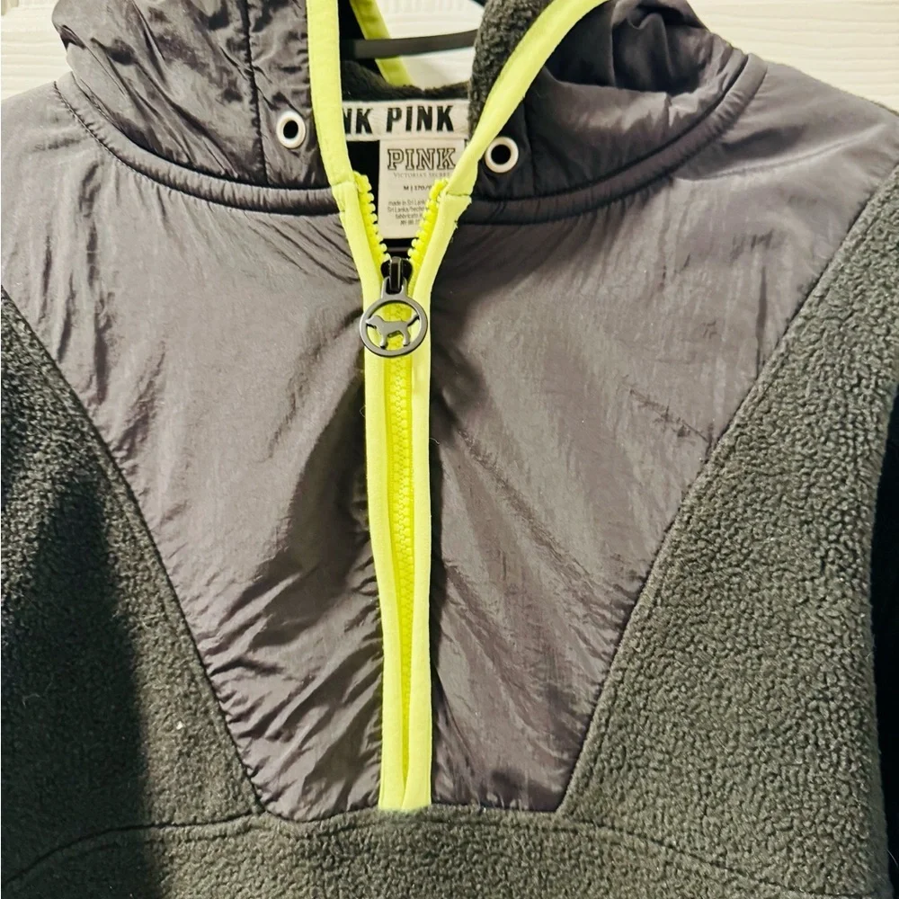 Pink Vs vintage half zip women’s hoodie - Picture 3 of 5